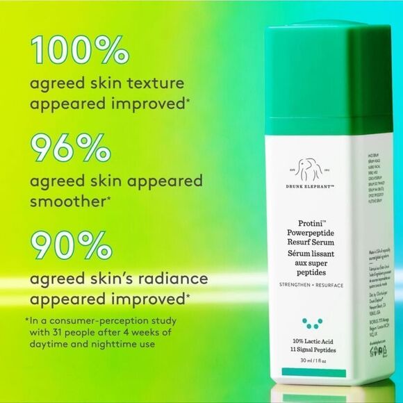 Drunk Elephant Protini Powerpeptide Resurfacing Serum w/ Lactic Acid - Picture 5 of 15